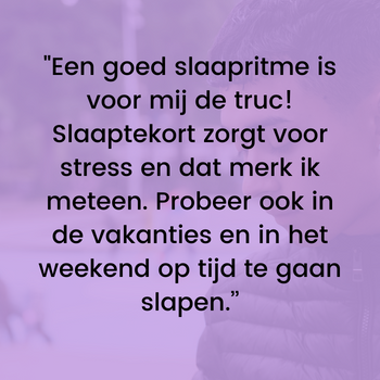 Tip tegen stress